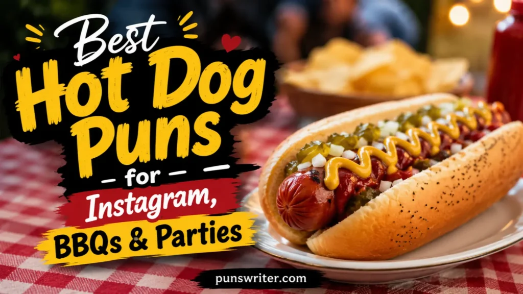 Best Hot Dog Puns for Instagram, BBQs & Parties
