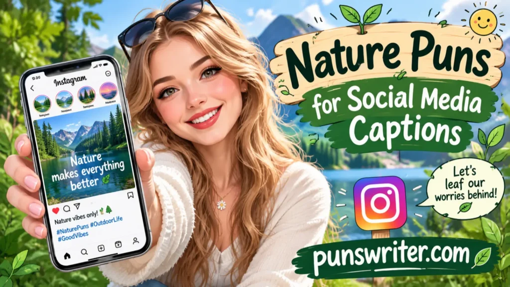 Nature Puns for Social Media Captions