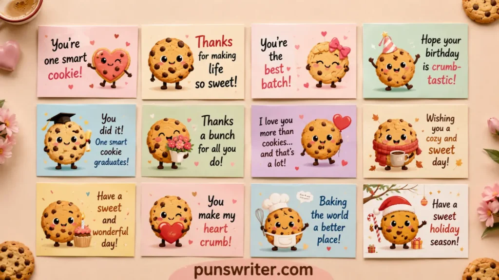 Cookie Puns for Greeting Cards and Special Occasions