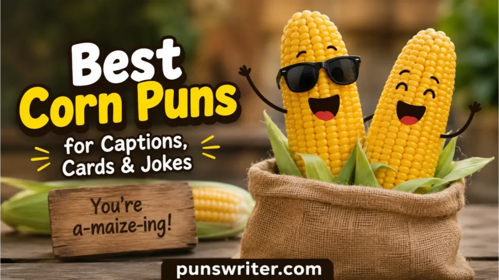 Best Corn Puns for Captions, Cards & Jokes