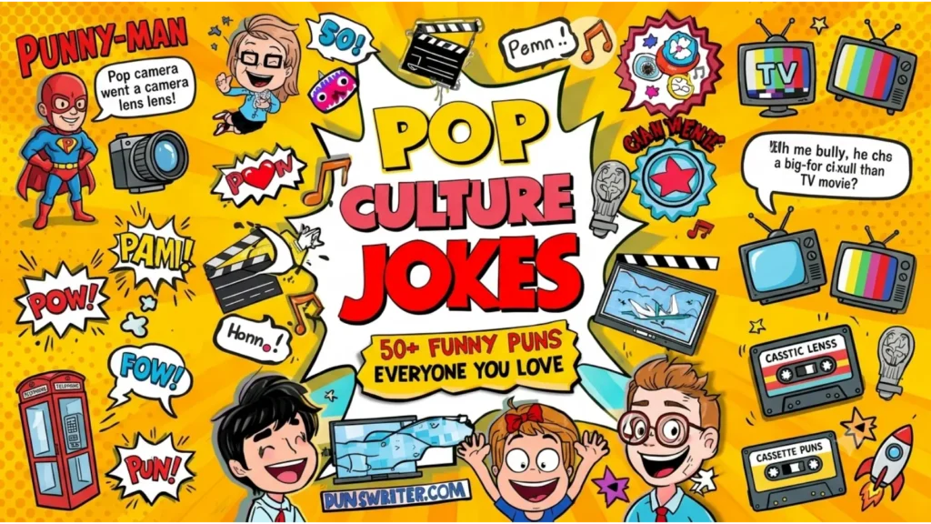 Pop Culture Jokes: 50+ Funny Puns Everyone Will Love