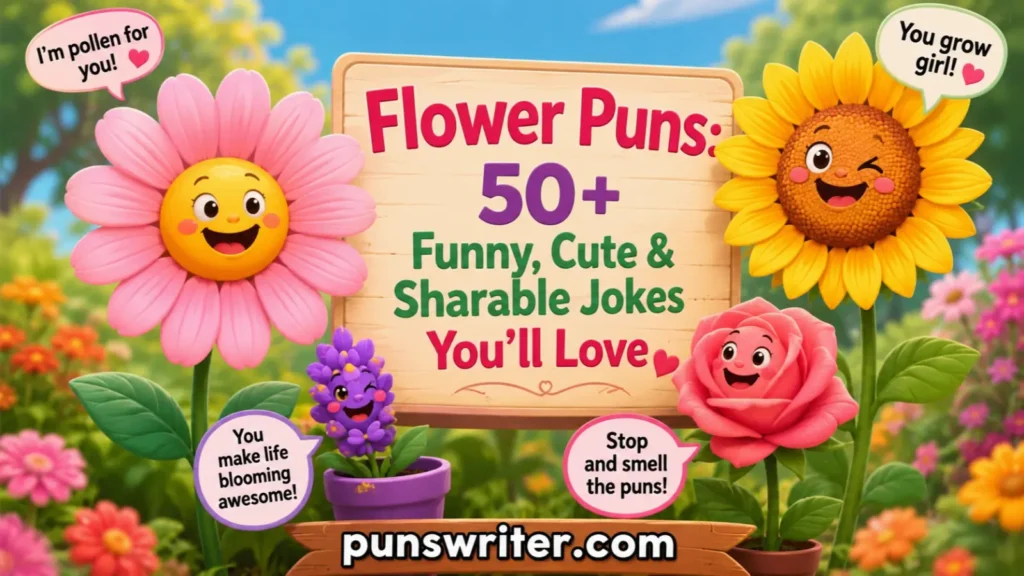 Flower Puns: 50+ Funny, Cute & Sharable Jokes You'll Love