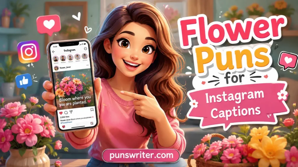 Flower Puns for Instagram Captions