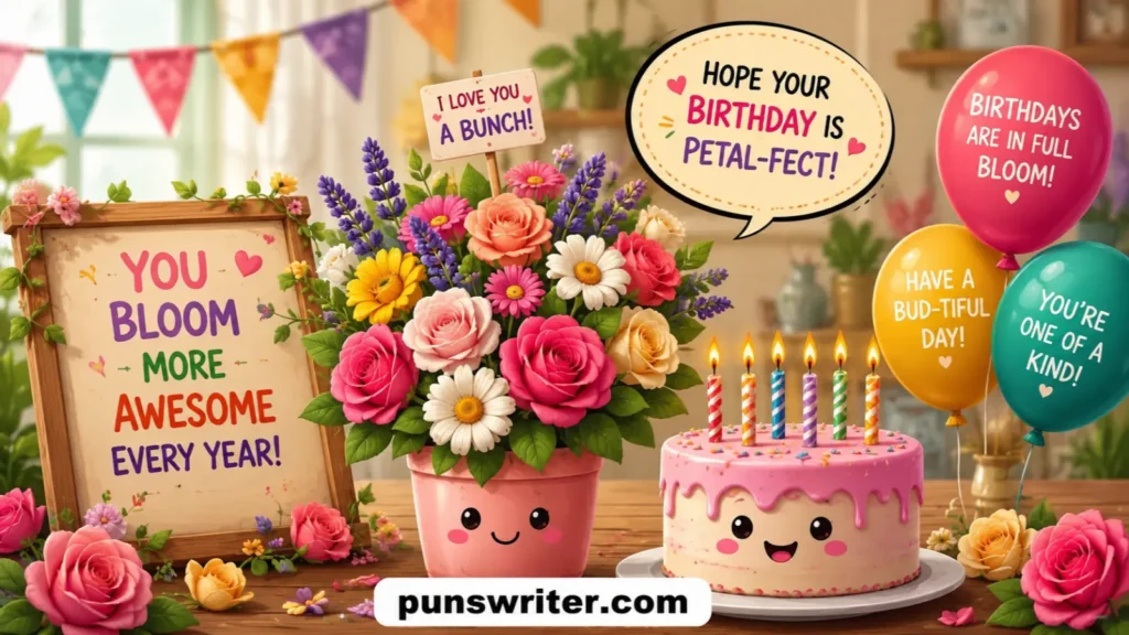 Flower Puns for Birthday Celebrations