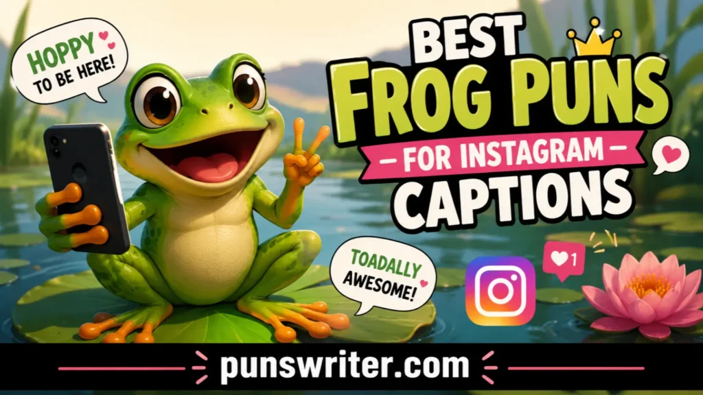 Best Frog Puns for Instagram Captions