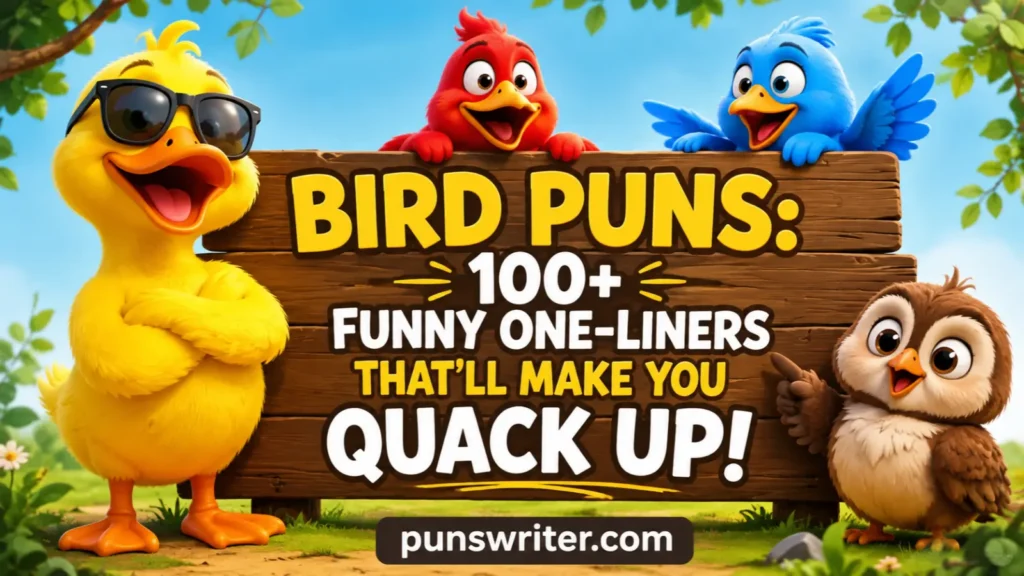 Bird Puns: 100+ Funny One-Liners That’ll Make You Quack Up