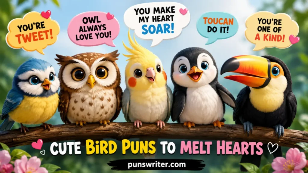Cute Bird Puns to Melt Hearts