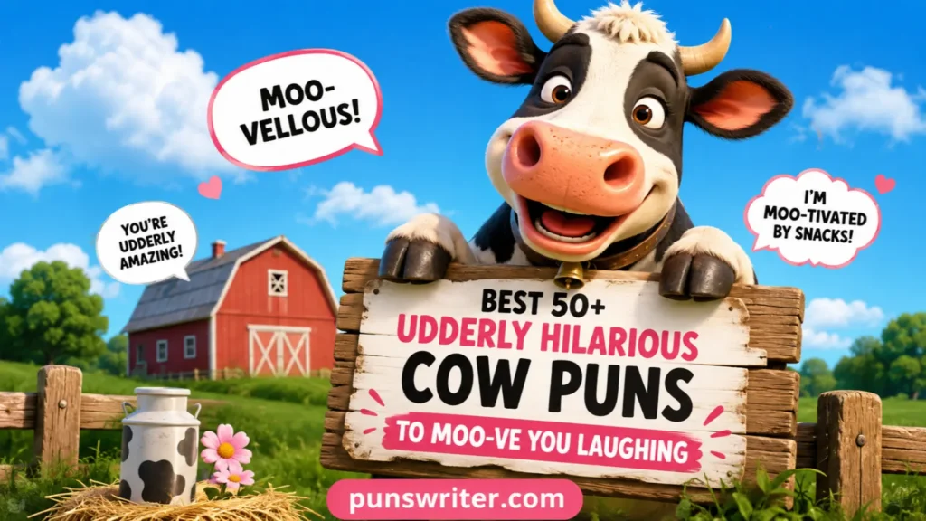 Best 50+ Udderly Hilarious Cow Puns to Moo-ve You Laughing