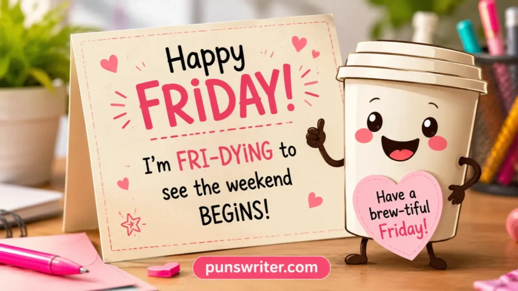 Punny Friday Jokes for Greeting Cards and Notes