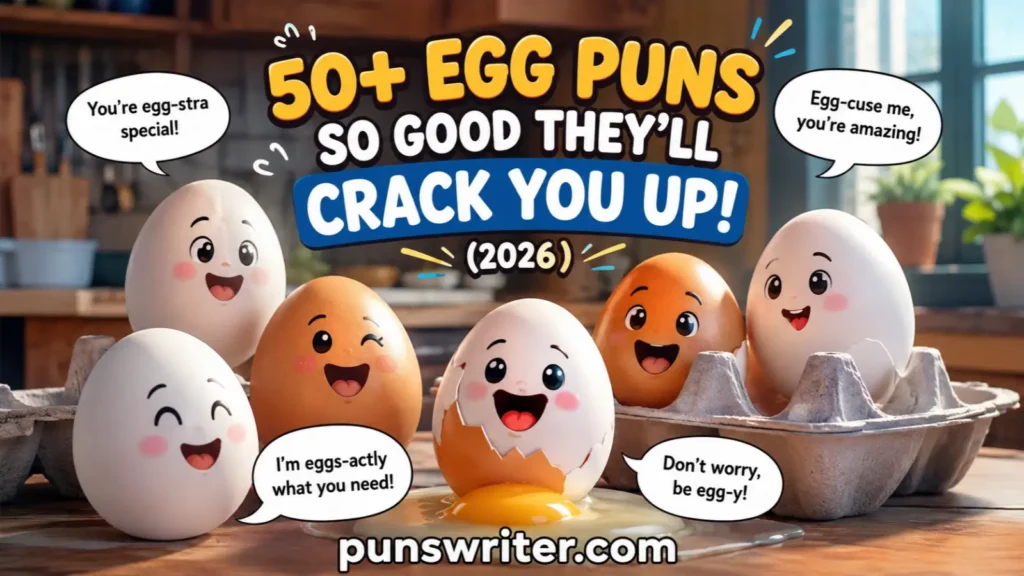 50+ Egg Puns So Good They'll Crack You Up (2026)