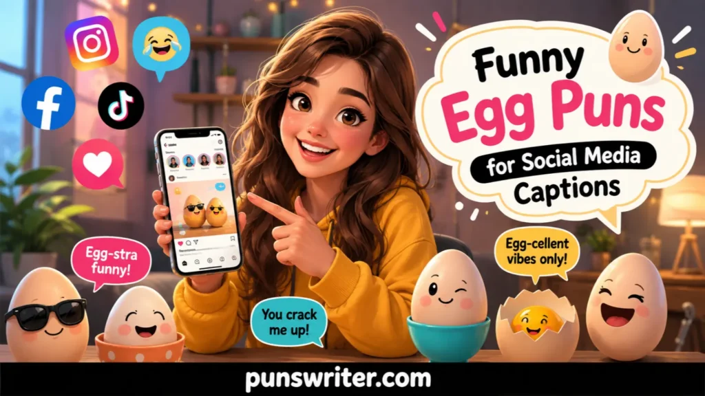 Funny Egg Puns for Social Media Captions