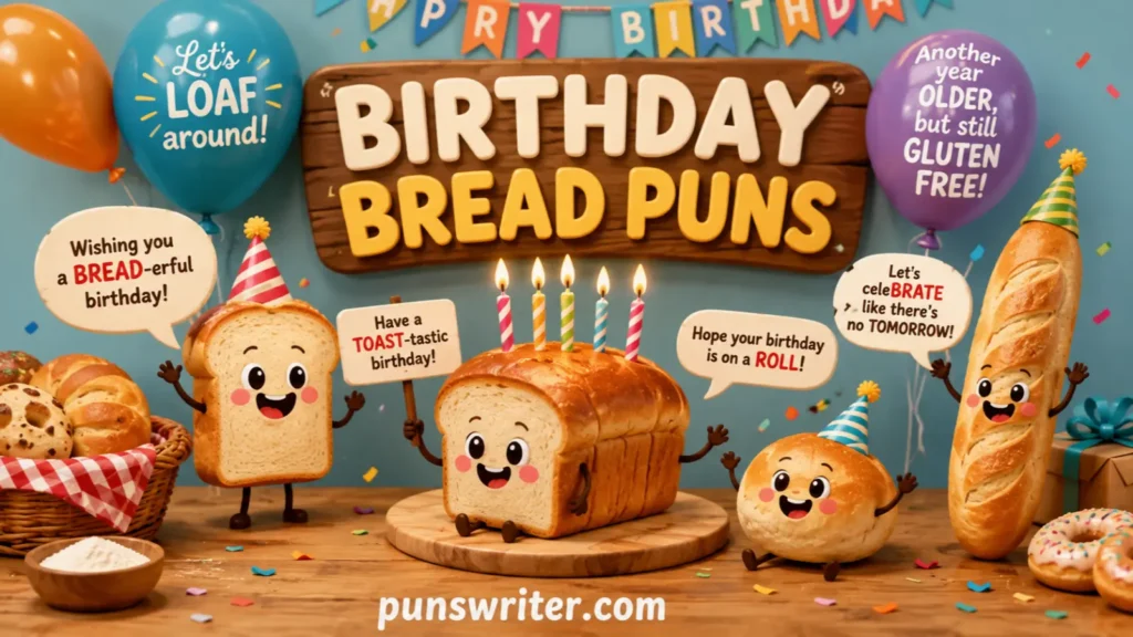Birthday Bread Puns