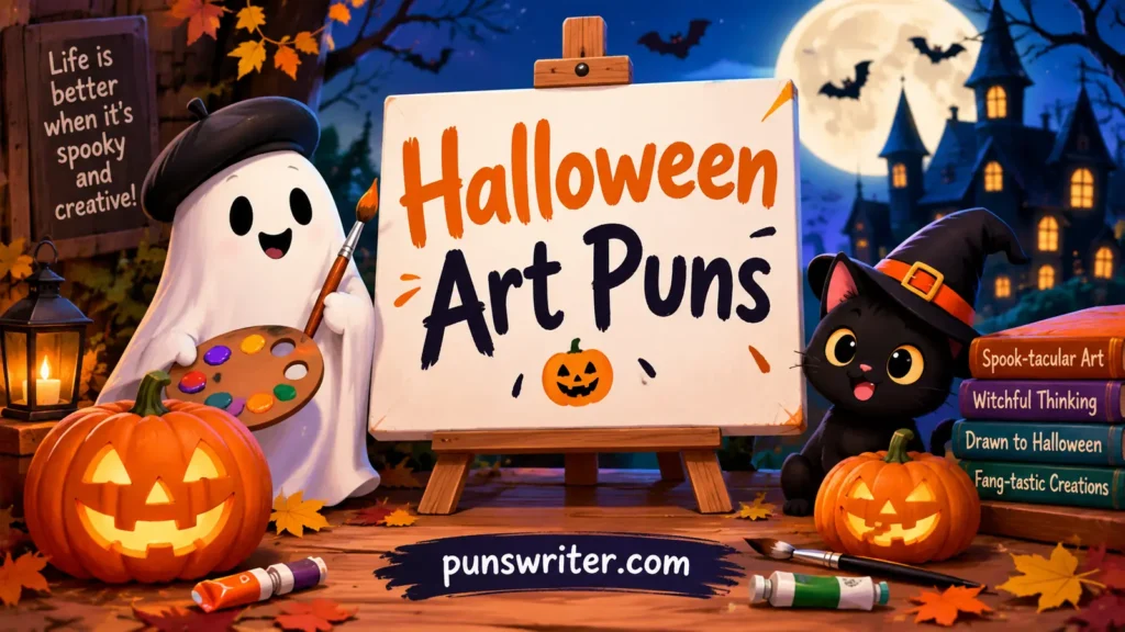 Halloween Art Puns