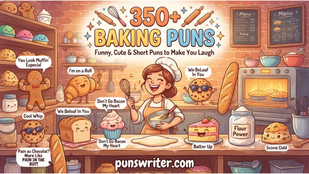 350+ Baking Puns: Funny, Cute & Short Puns to Make You Laugh